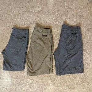 Nitrous Black mens shorts SET OF 3